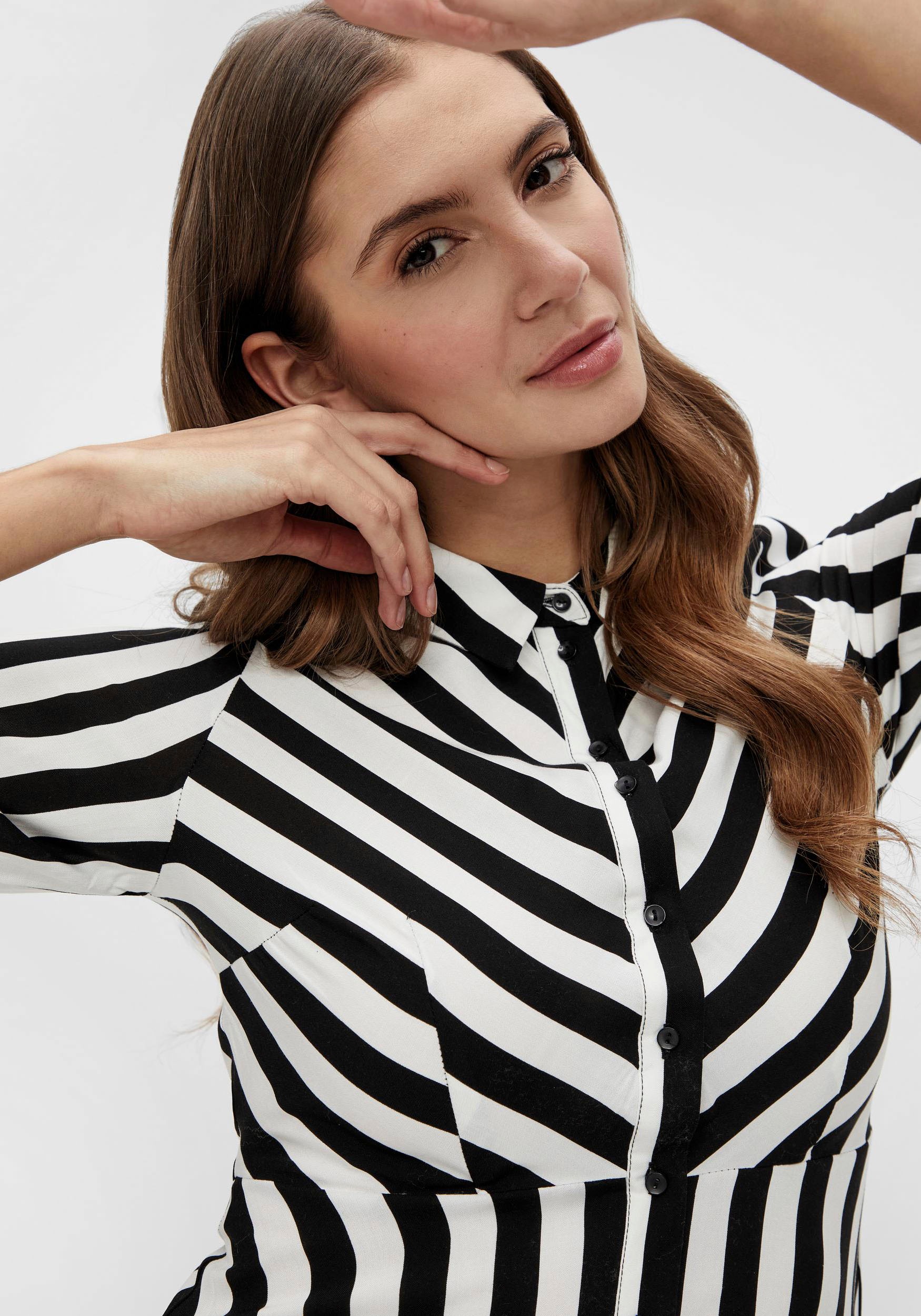 Y.A.S Hemdblusenkleid »YASSAVANNA LONG SHIRT DRESS« Sommerkleid, mit 3/4 Ärmel