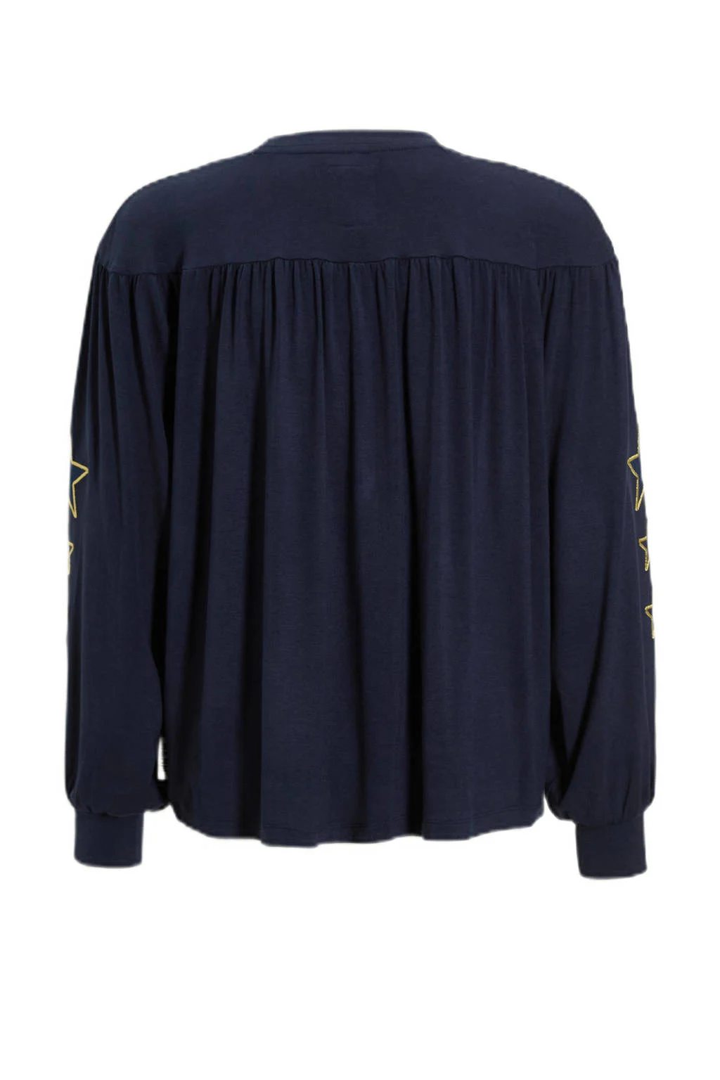 Me & My Monkey top met sterren donkerblauw