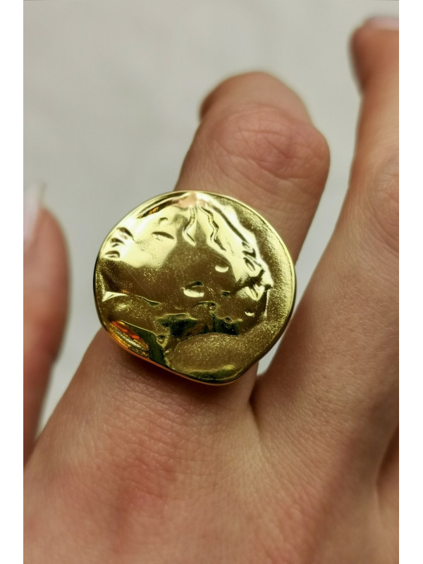 bague cercle doré - Mile Mila