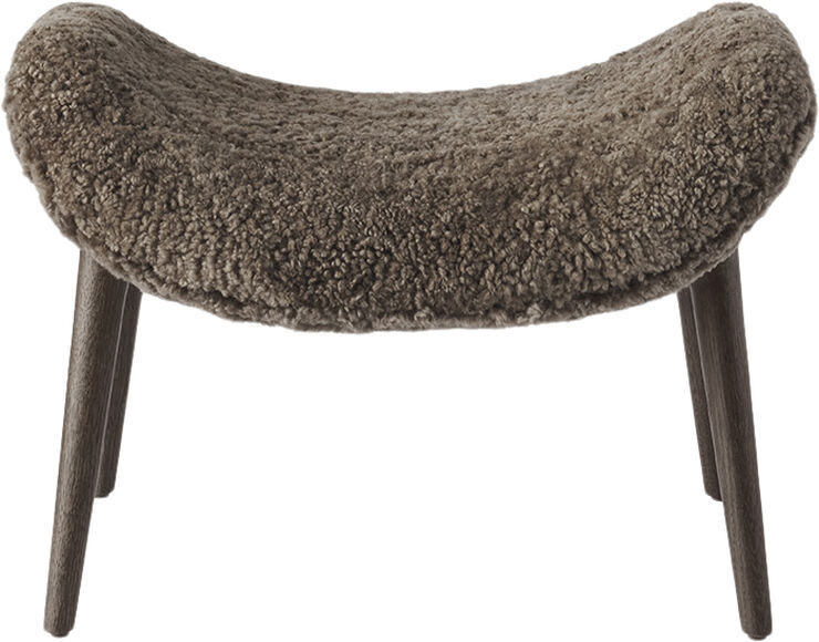 Vipp Lodge Footstool Dark Oak Curly col. 07 Brun
