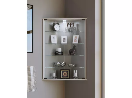 Vitrine murale Vitrine d'angle Vecko