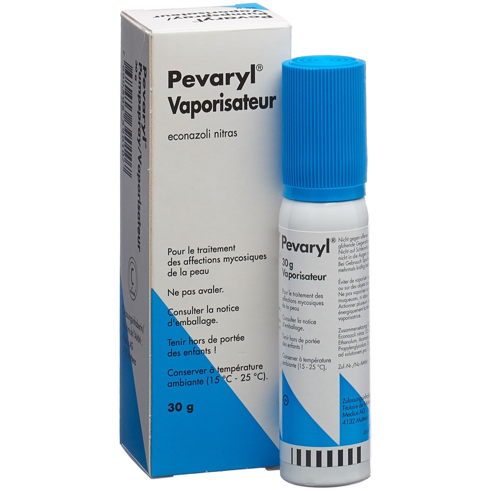 PEVARYL Spray Fl 30 ml<br>30 ml, Flasche, Spray zur Anwendung auf der Haut, Lösung