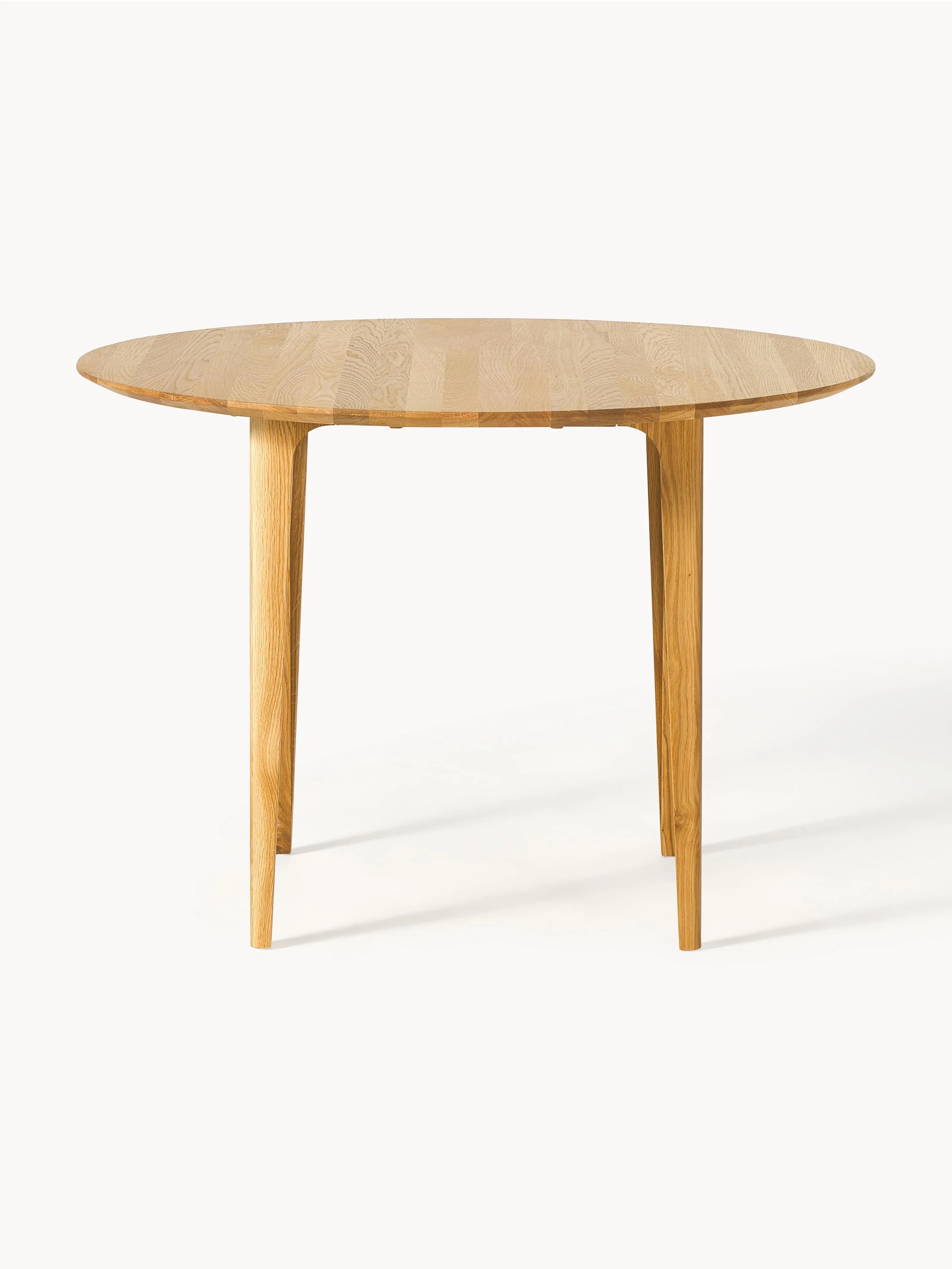 Ronde eettafel Archie van eikenhout, Ø 110 cm