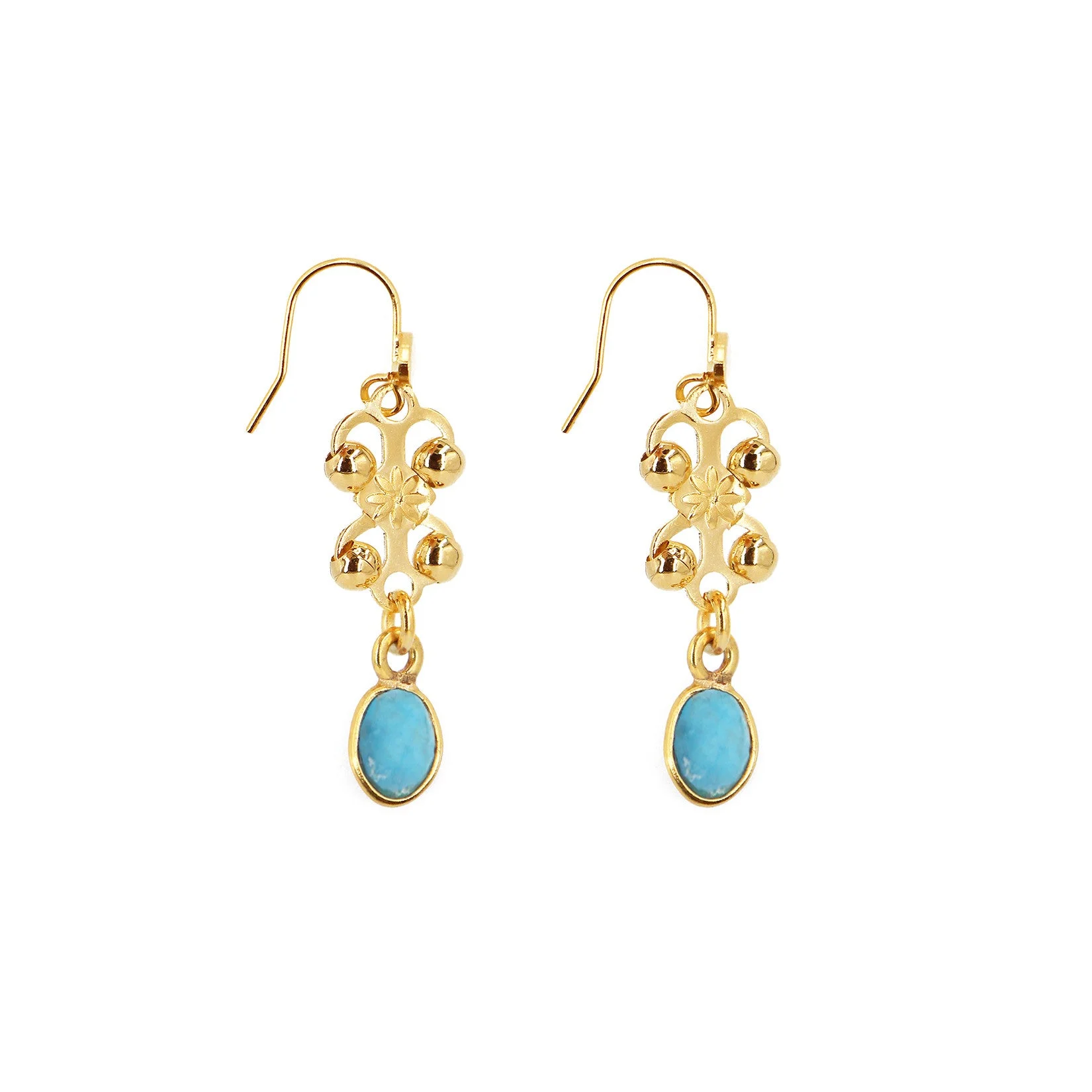FARAH - Boucles d'oreilles | Bleu