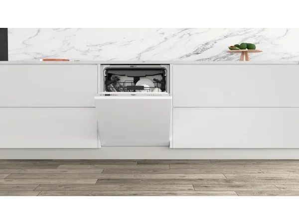 WHIRLPOOL WIC 3C26 F - Opvaskemaskine - Sølv