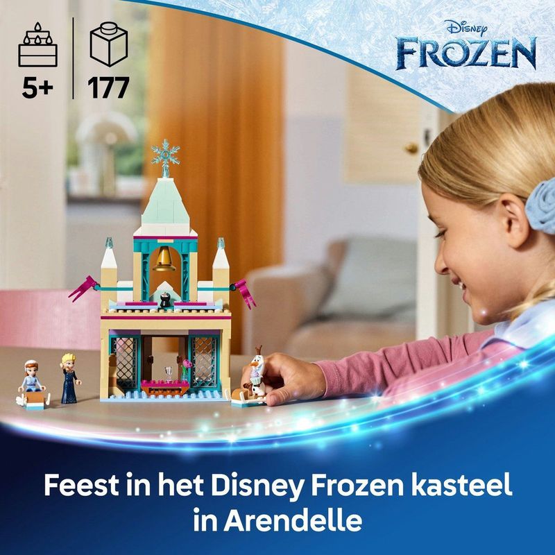 LEGO Disney Frozen - Kasteel Van Arendelle - Bouwpakket - Inclusief Anna en Elsa Poppetjes