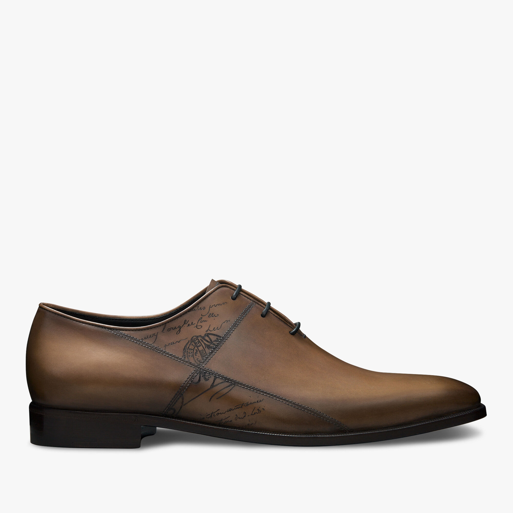 Richelieu Alessandro Demesure Patchwork En Cuir Scritto
