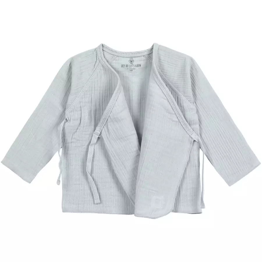 LÄSSIG Musselin Wickelshirt powder blue