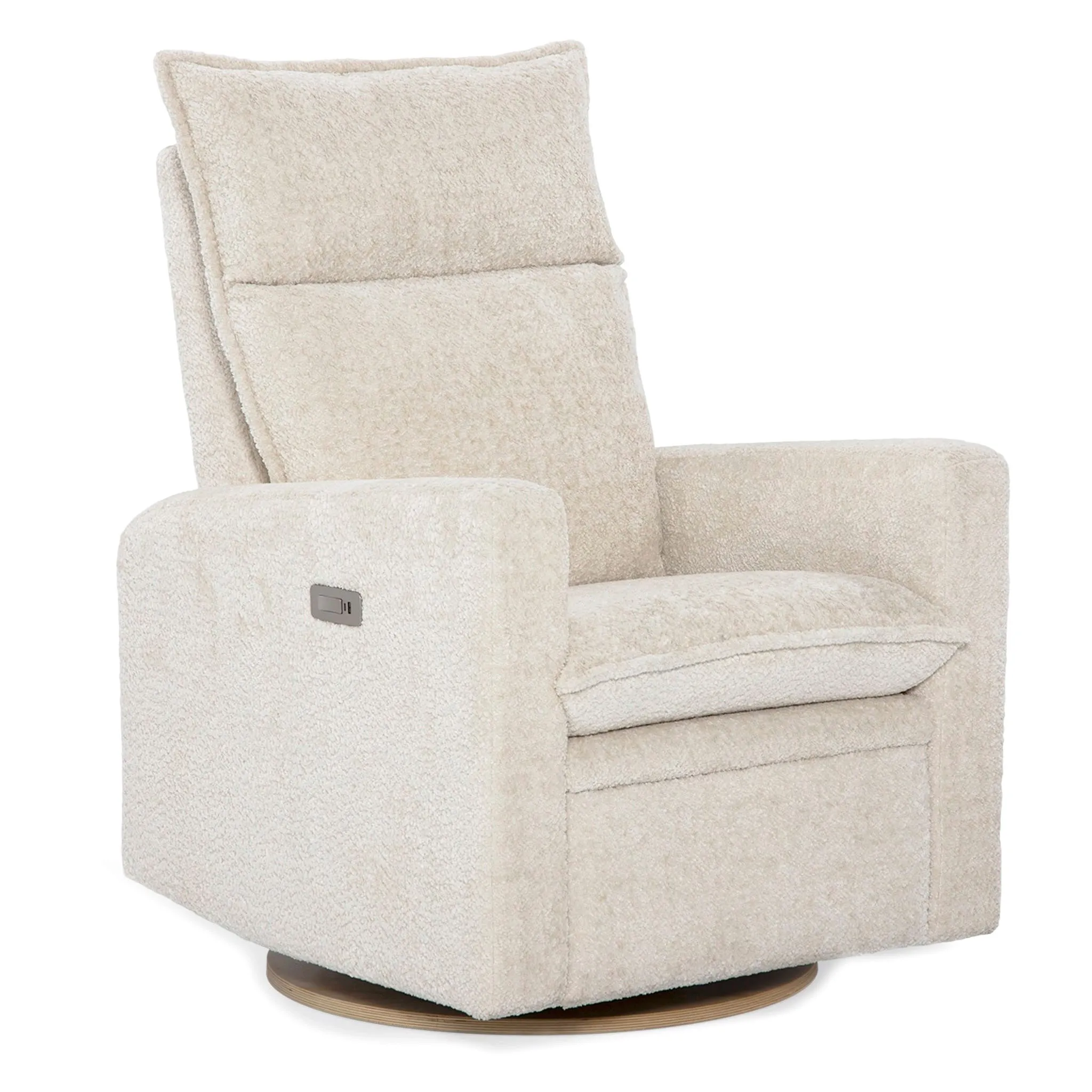 Jaymar BB Fauteuil Berçant et Pivotant Arya - Puppy Sand avec Mécanisme Électrique