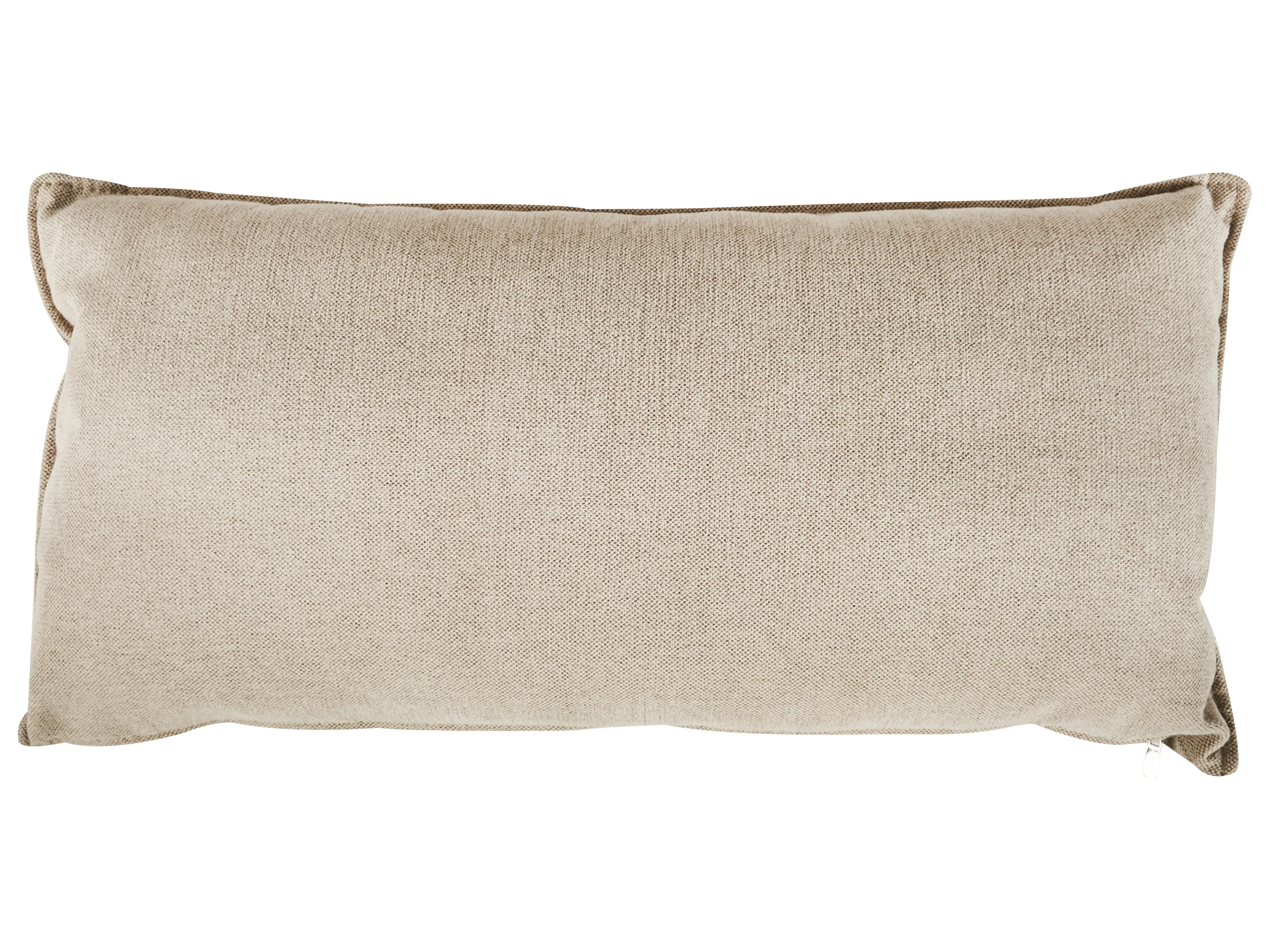 Linkszijdige chaise longue YERRES Stof Beige
