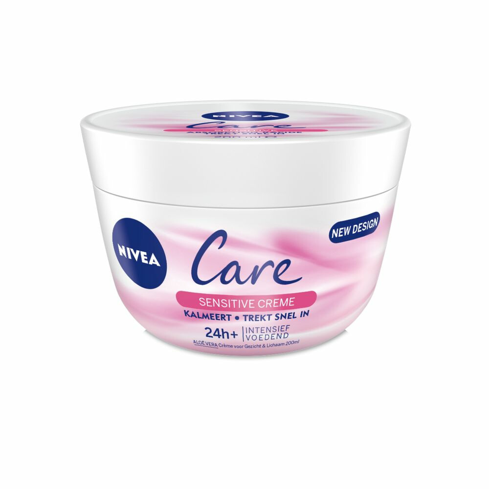 3x Nivea Care Bodycrème Sensitive200 ml