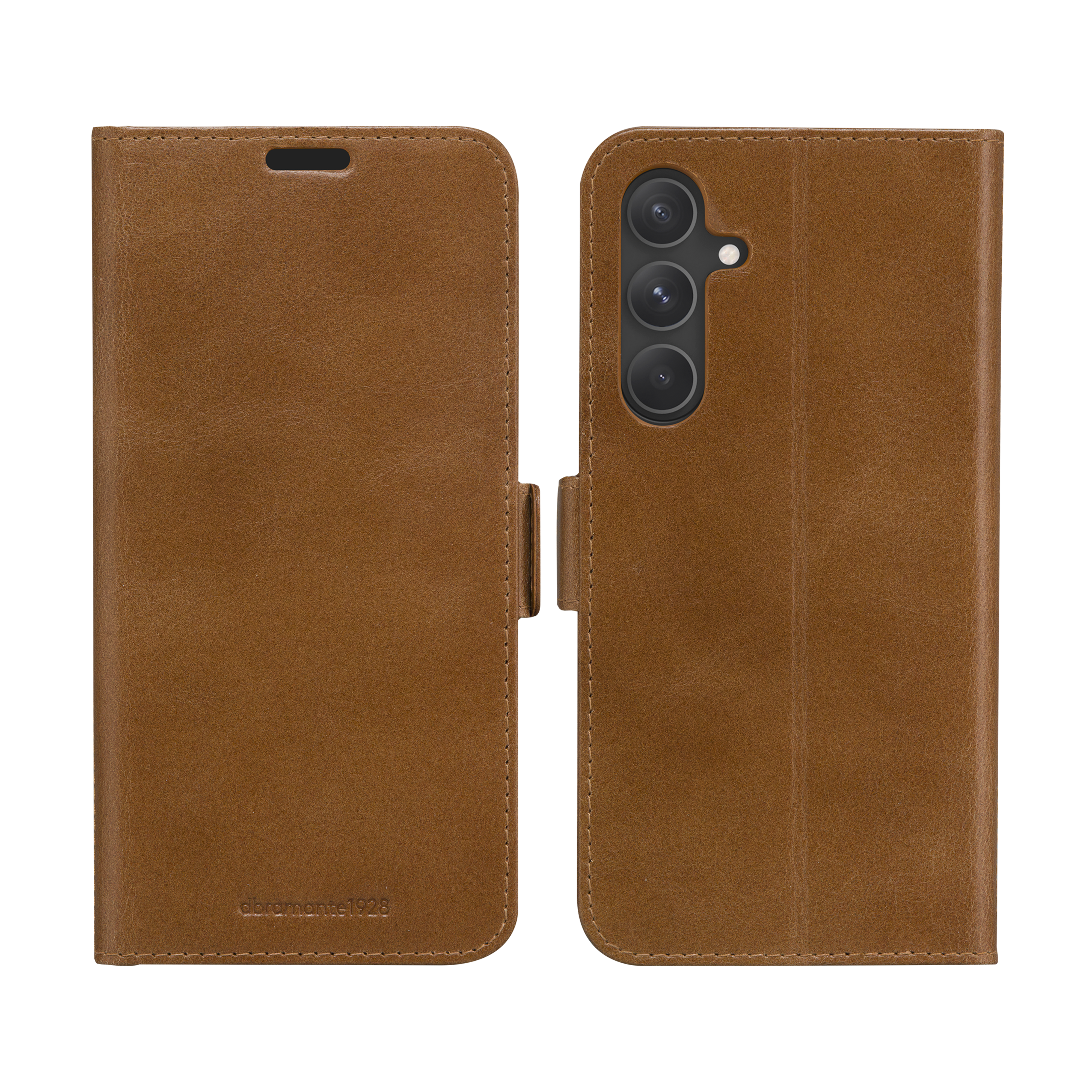 Samsung Galaxy S24  Plus Echtleder Tasche mit RFID Schutz Copenhagen (COSPGT006034) - Tan