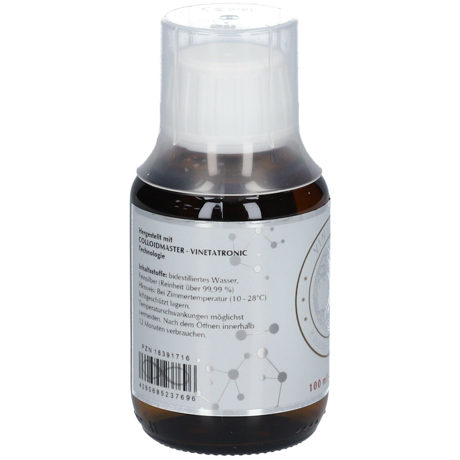 Vinetasol kolloidales Silber 25 ppm