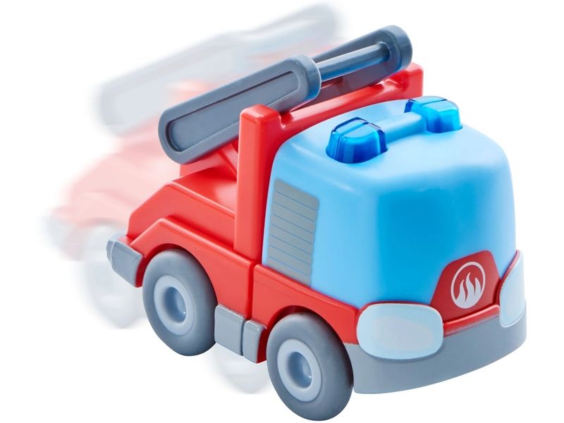 Haba Kullerbü – Feuerwehr-Leiterwagen 303844 Spielzeugfahrzeug