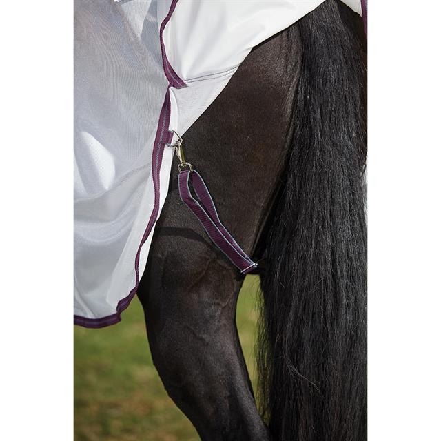 Vliegendeken WeatherBeeta ComFiTec Essential Mesh II Combo Full Neck Wit-donkerpaars