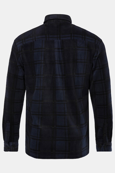 JP 1880 Fleece-Karohemd, Workwear, Langarm, Kentkragen, Modern Fit, bis 8 XL