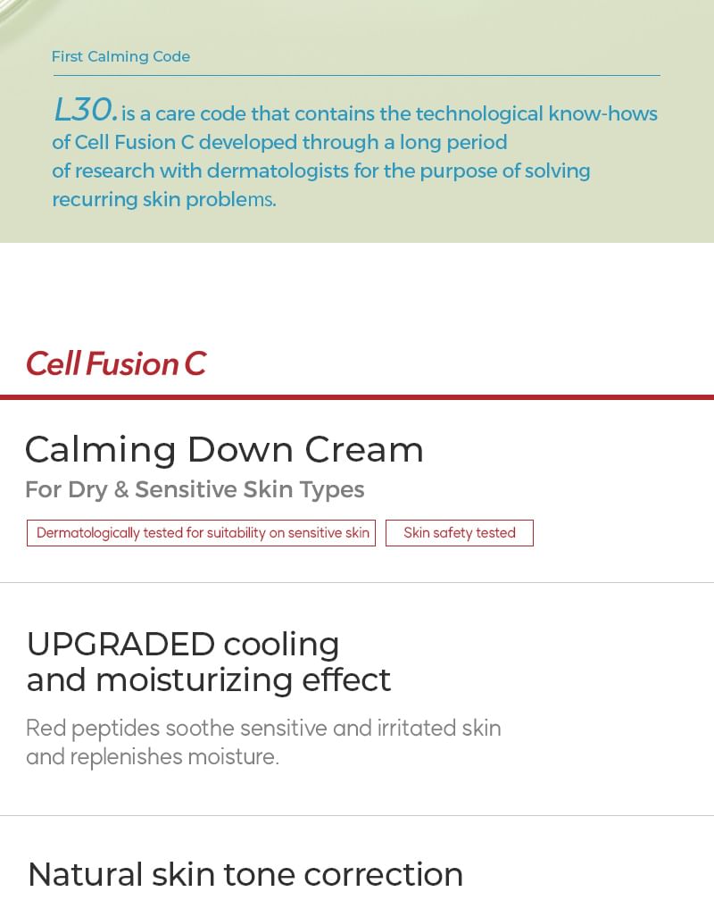 Cell Fusion C - Kalmerende crème