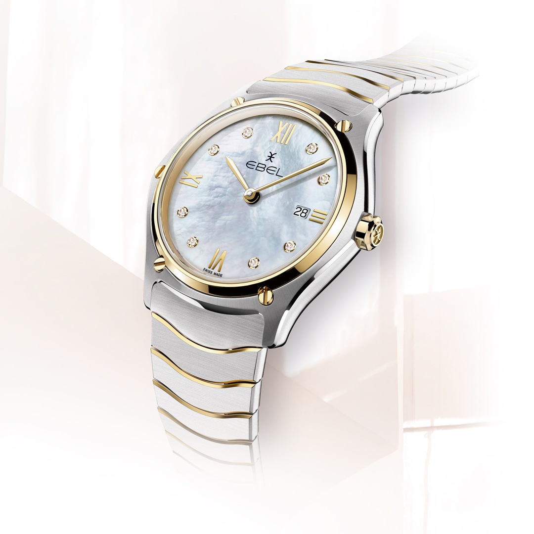 Ebel Sport Classic Lady Diamonds Bicolor / Perlmutt 37mm