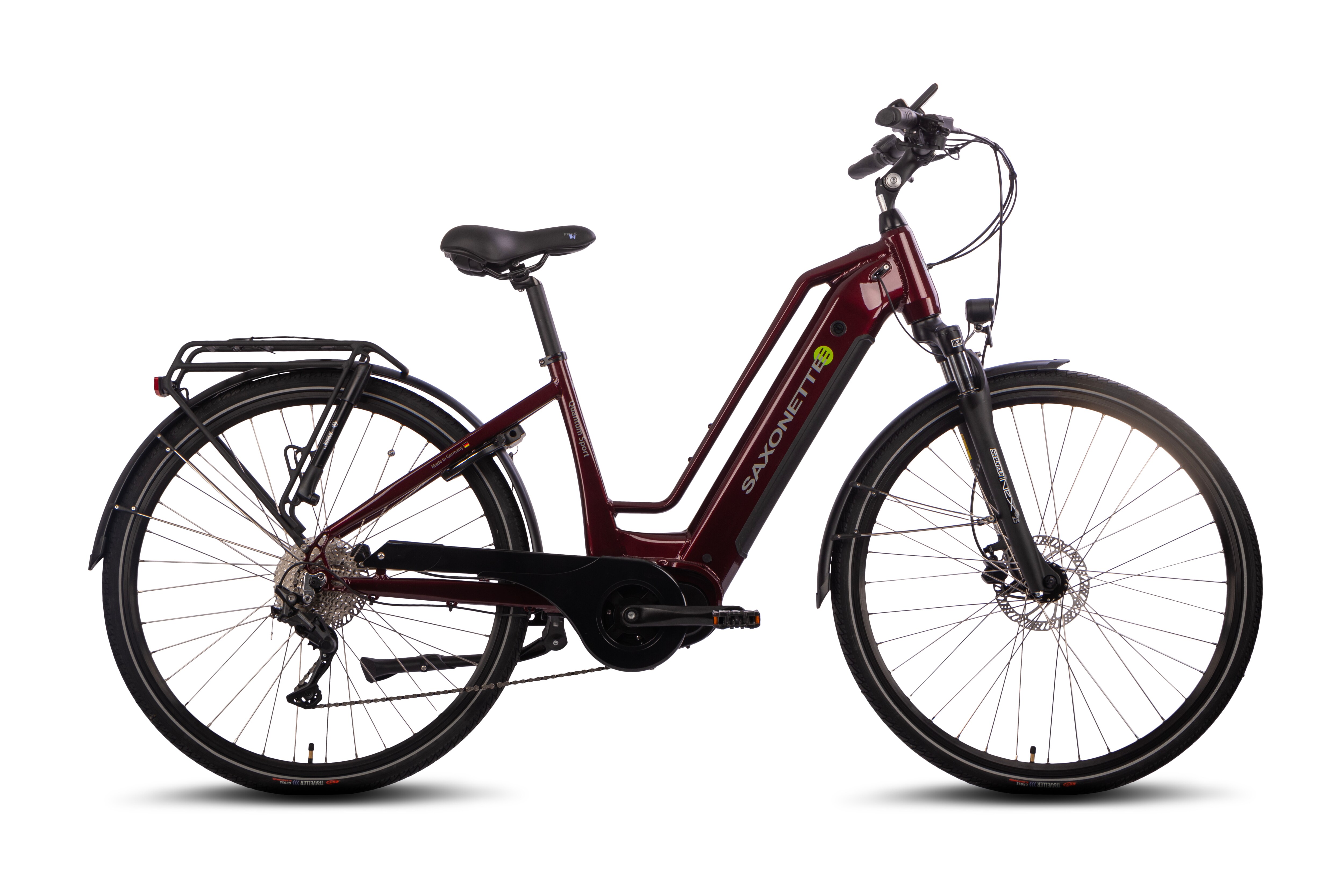 Quantum Sport Lady 10 Gang Bafang Mittelmotor Scheibenbremsen