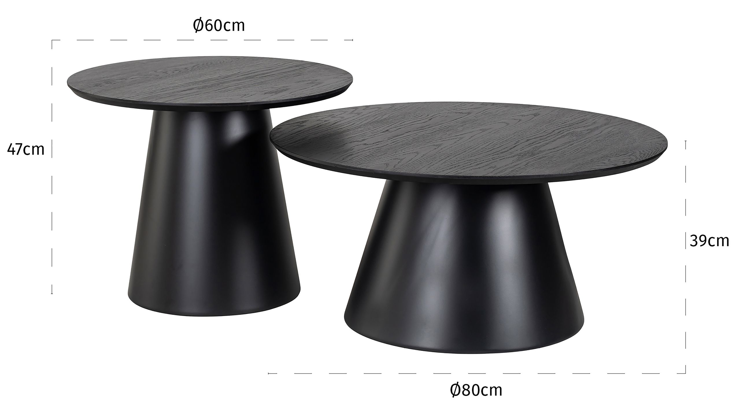 Salontafelset 211209 Jazz ⌀60  x H47 cm