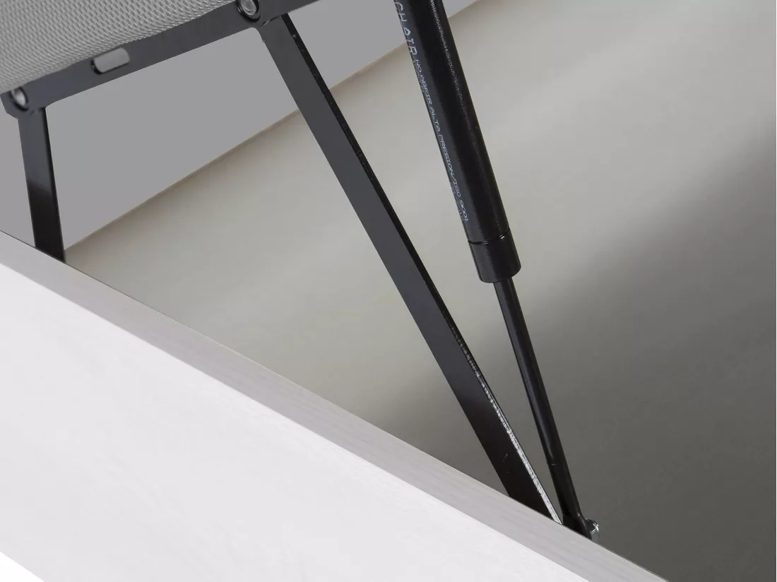 Sommier coffre 90 x 200 cm - Blanc mat - HESTIA de YSMÉE