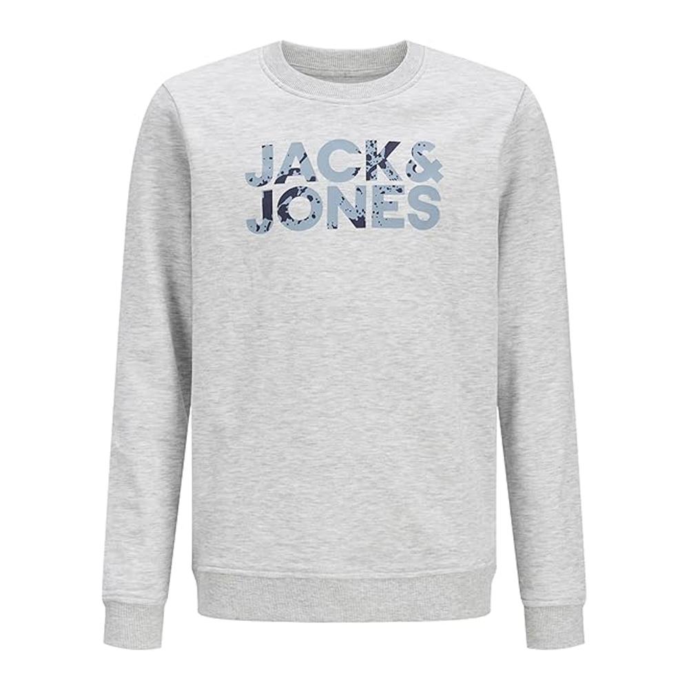 Jack & Jones Sweat Gris Chiné Garçon Jack & Jones Splash