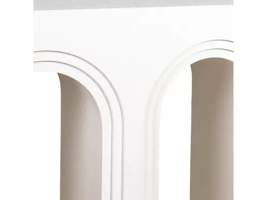 Hall en bois blanc 140x40x80