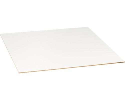 Dunne HDF-plaat met vaste afmetingen, éénzijdig wit, 1200 x 600 x 3 mm