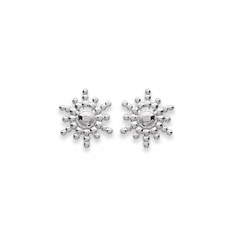 Boucles d'Oreilles Petites Puces Argent