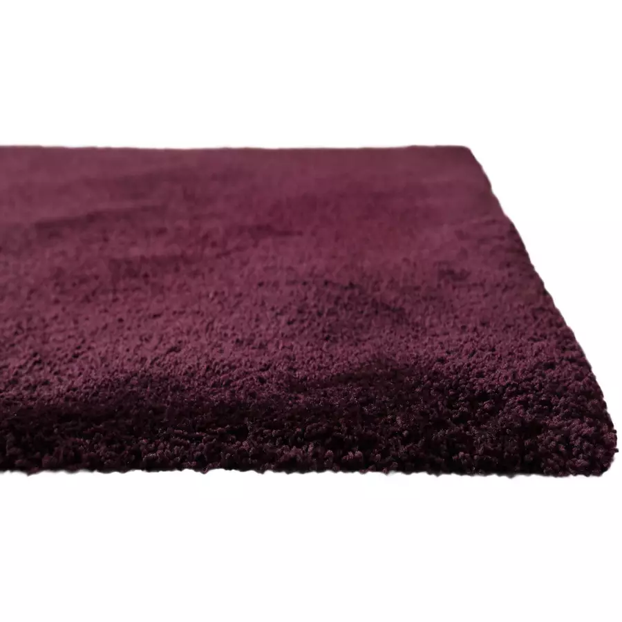Homie Living Hochflorteppich Pisa bordeaux rot