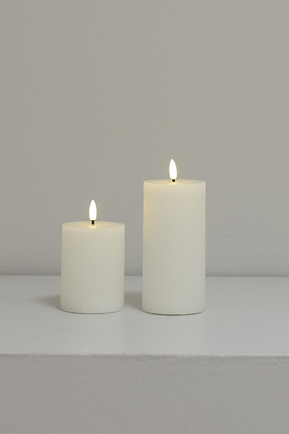 Led kubbelyssett 2stk med fjernkontroll Ivy