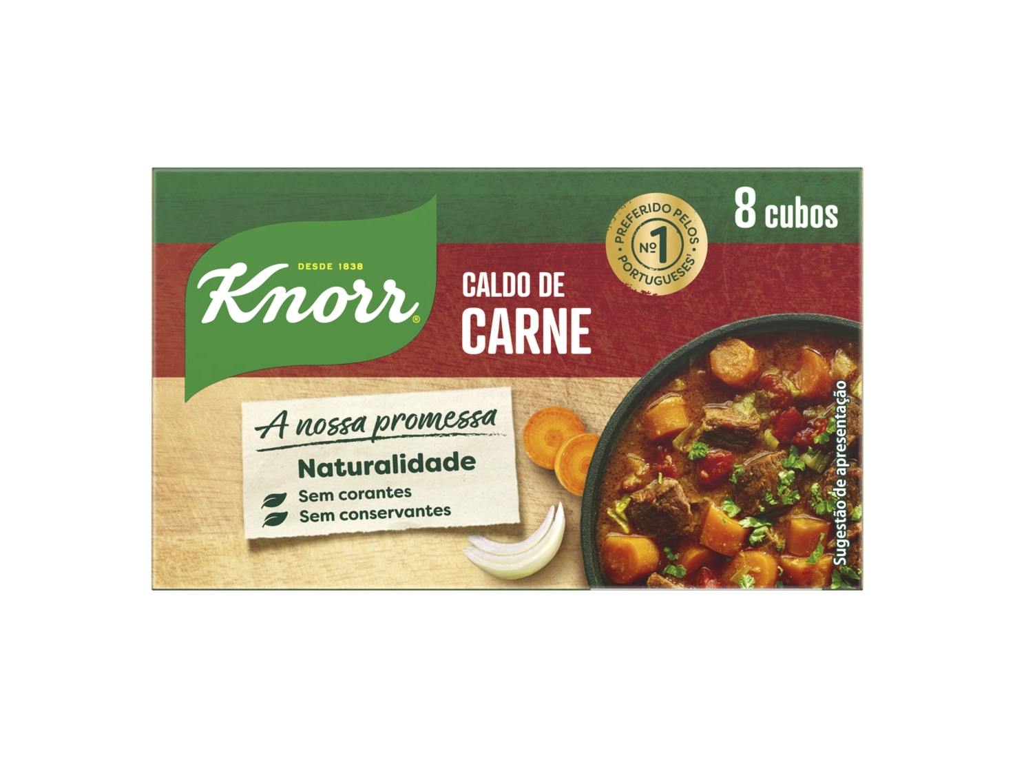 CALDO KNORR CARNE 8 CUBOS 80G
