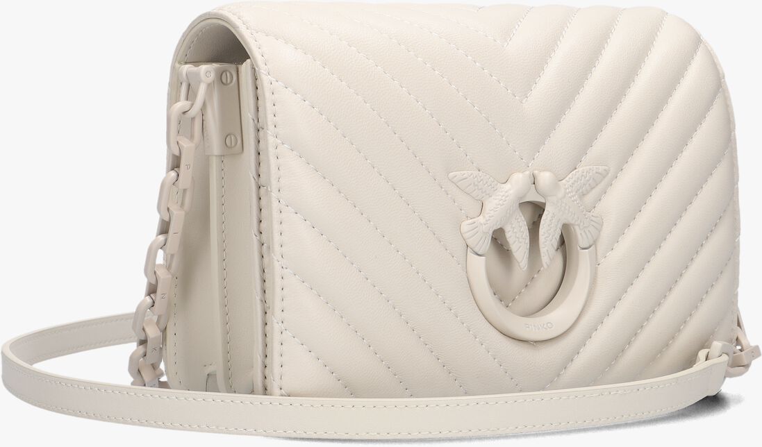PINKO witte pinko schoudertas love click mini
