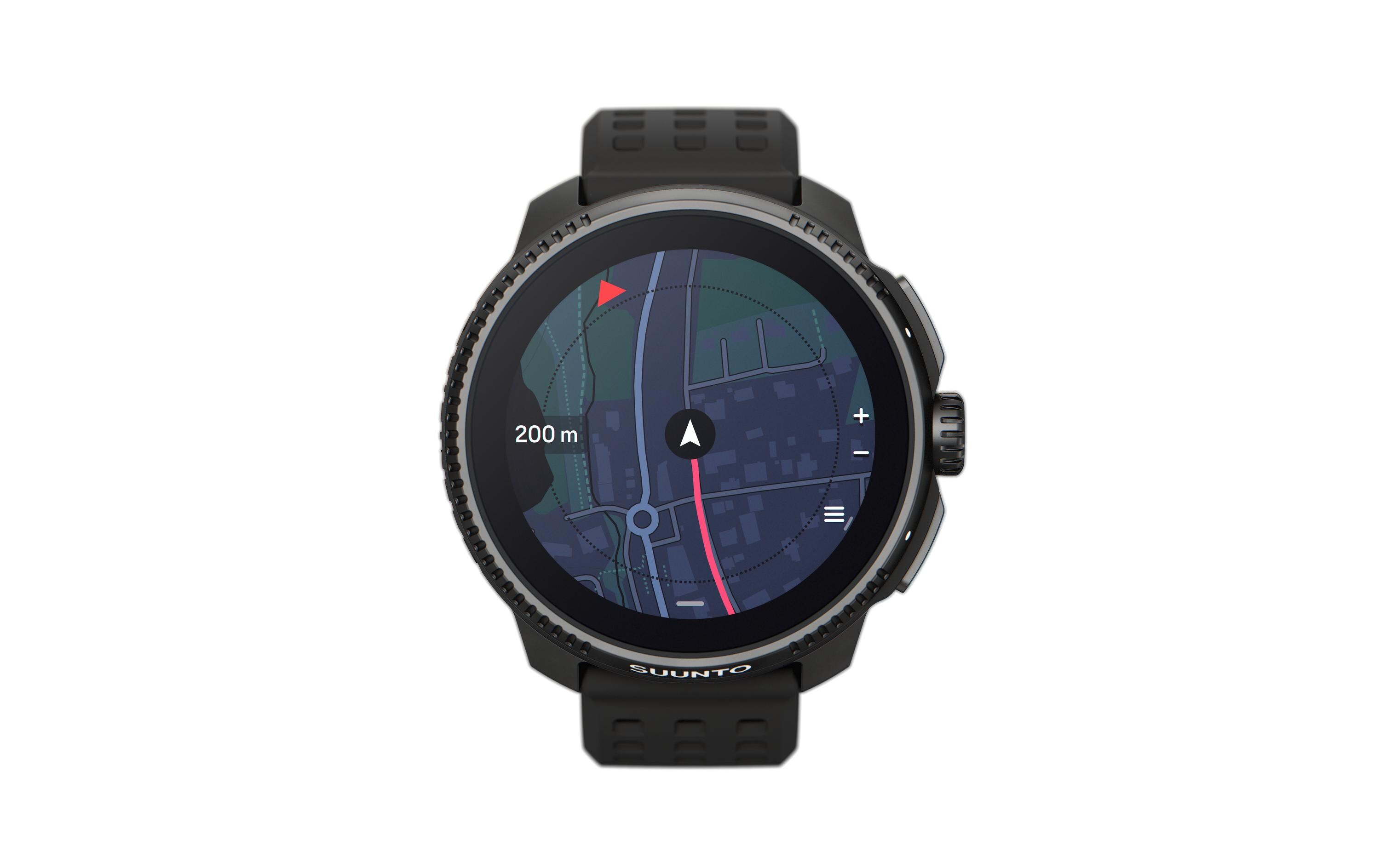 Sportuhr Race Black<br>Die ultimative Smartwatch für Wettkämpfe und Training