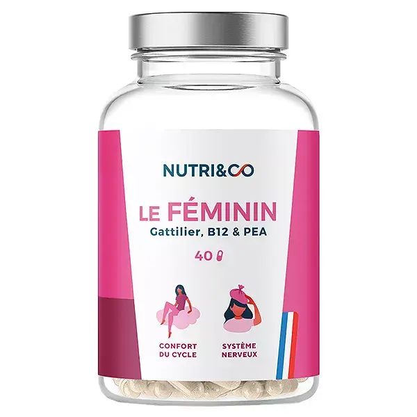 Nutri&Co Alívio da Dor Menstrual, TPM e Conforto do Ciclo - 40 cápsulas