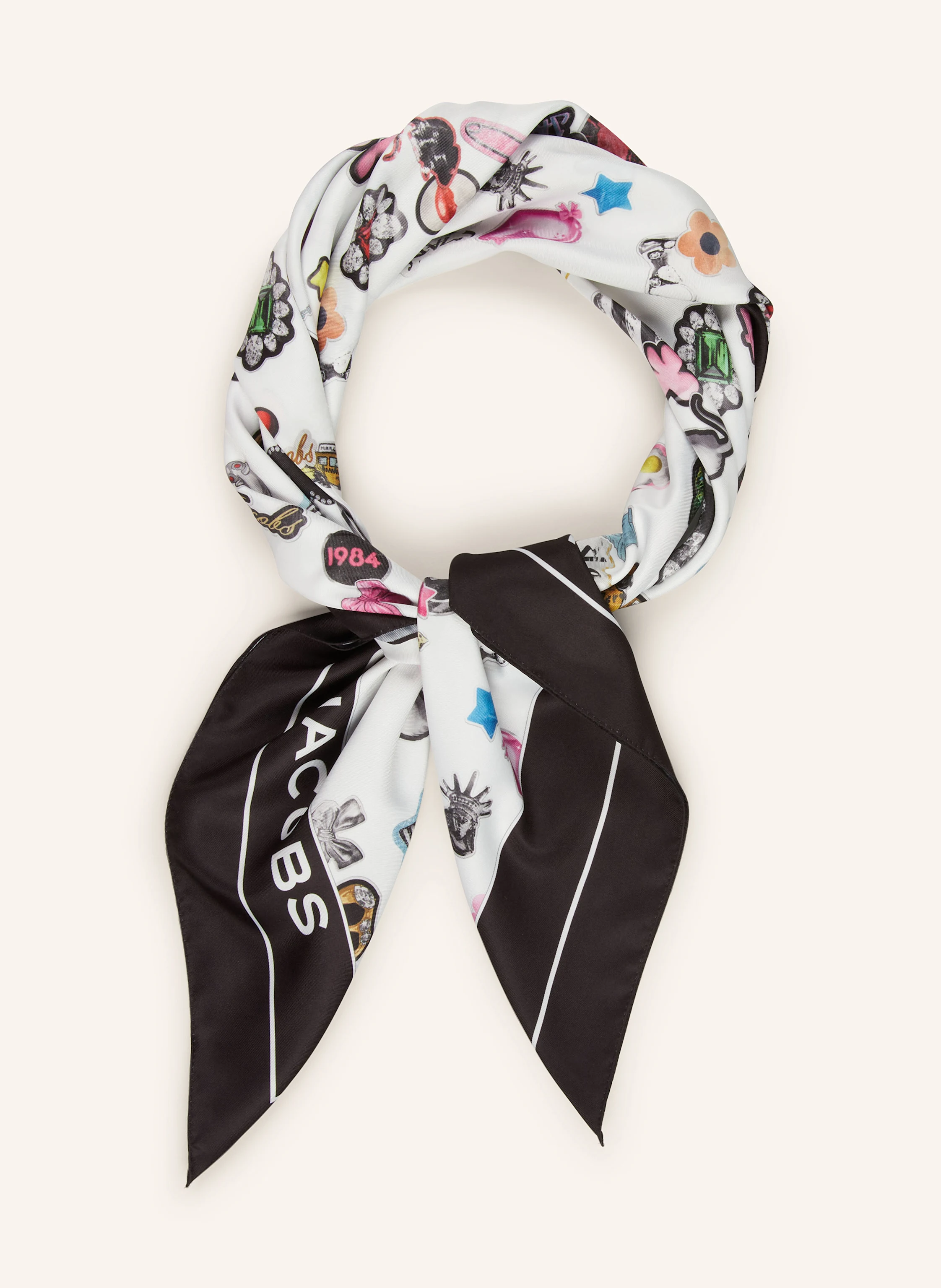 MARC JACOBS Tuch STICKER PRINT