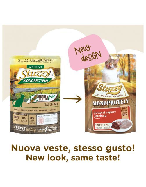 Stuzzy Cat No Grain Pouch 85 g - Kattenvoer