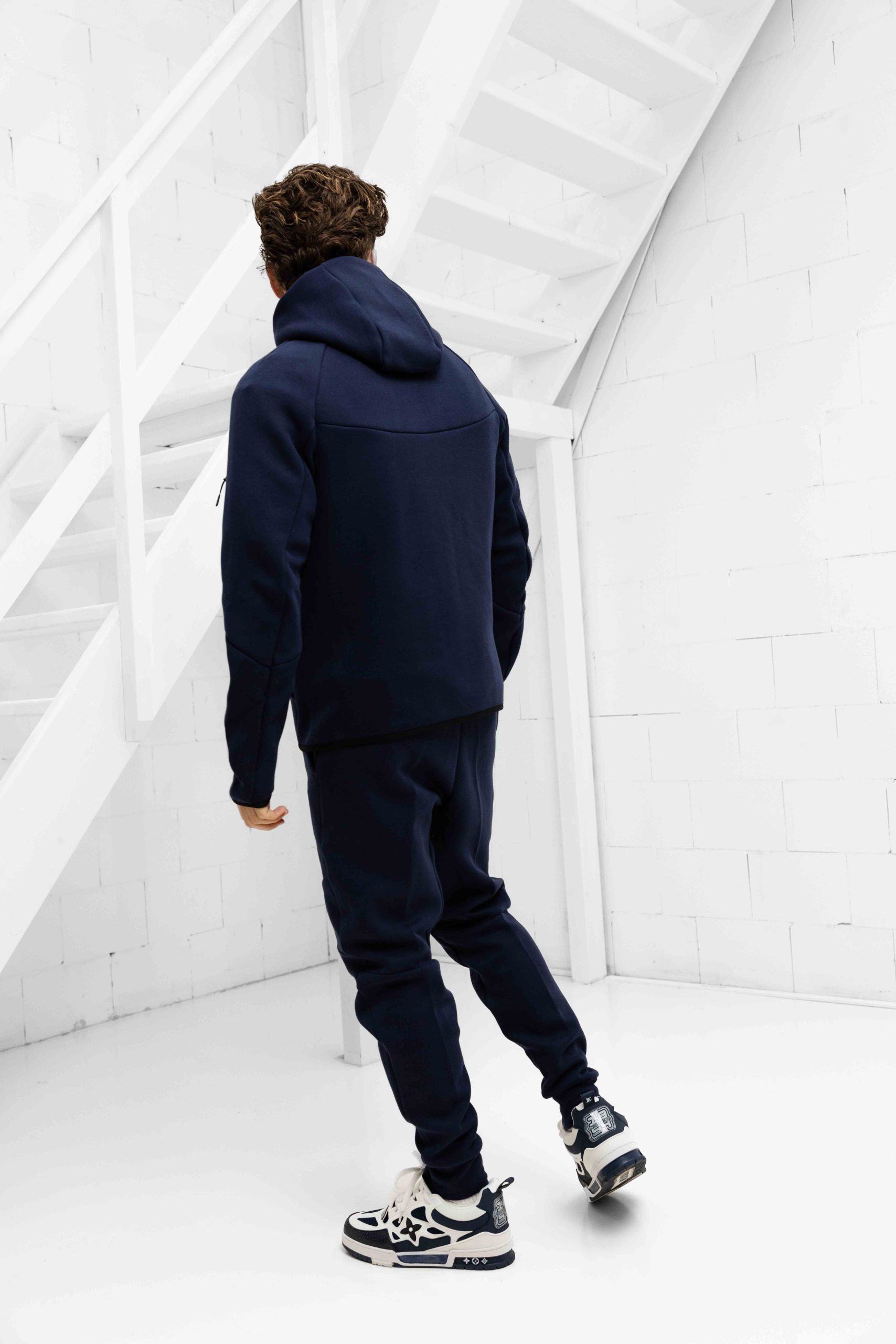 Nike Tech Fleece Trainingspak Heren Donkerblauw