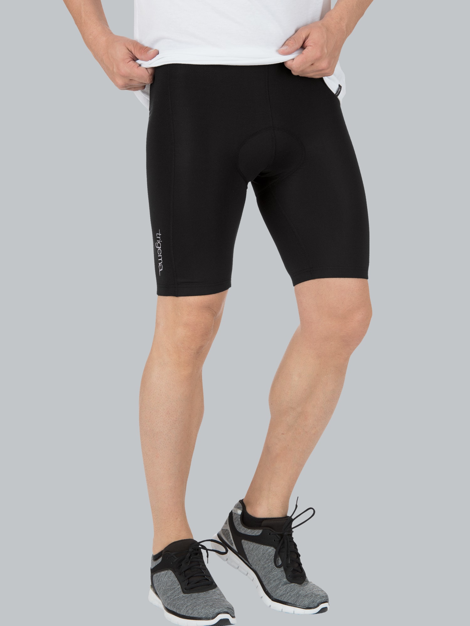 Kurze Radlerhose Schwarz
