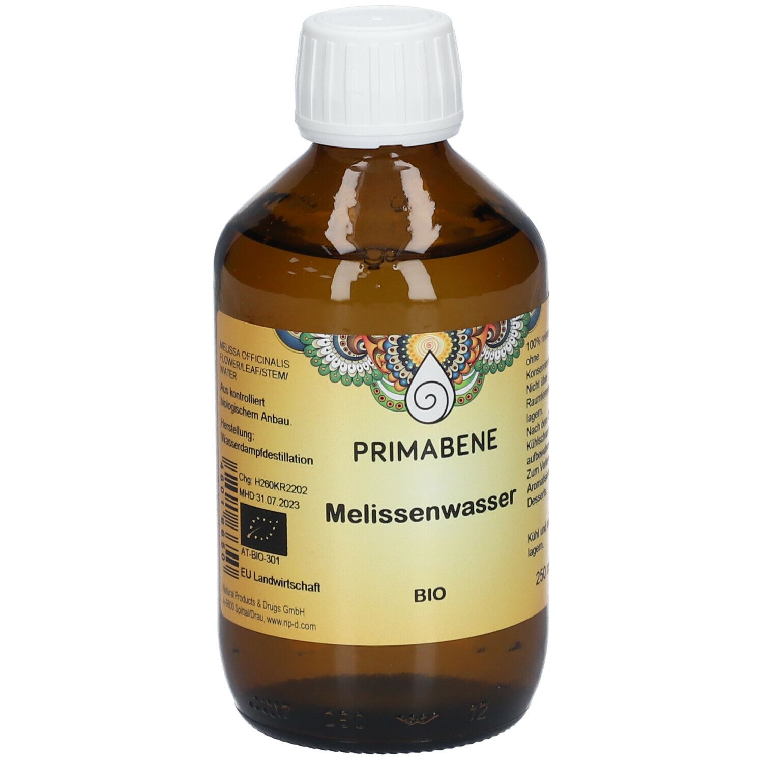 PRIMABENE Melissenwasser BIO