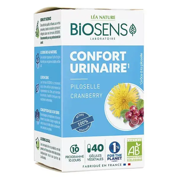Biosens Organic Urinary Comfort 40 Cápsulas Vegetais