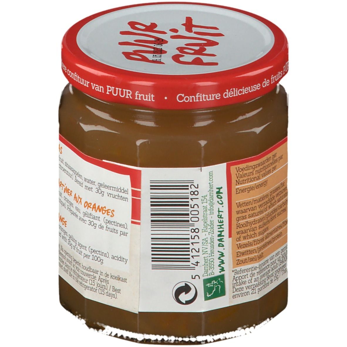 Damhert Orangen Konfitüre