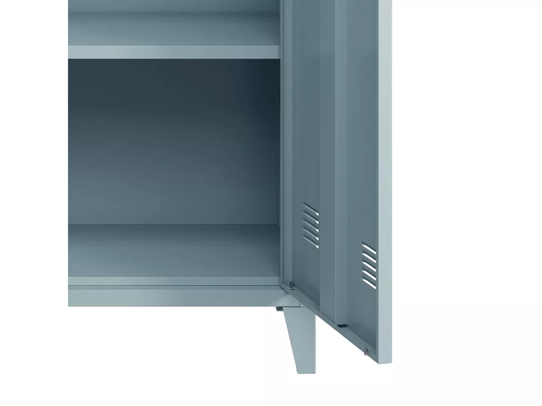 Casier de bureau armoire bleue 80 x 33 x 90 cm 03_0006339