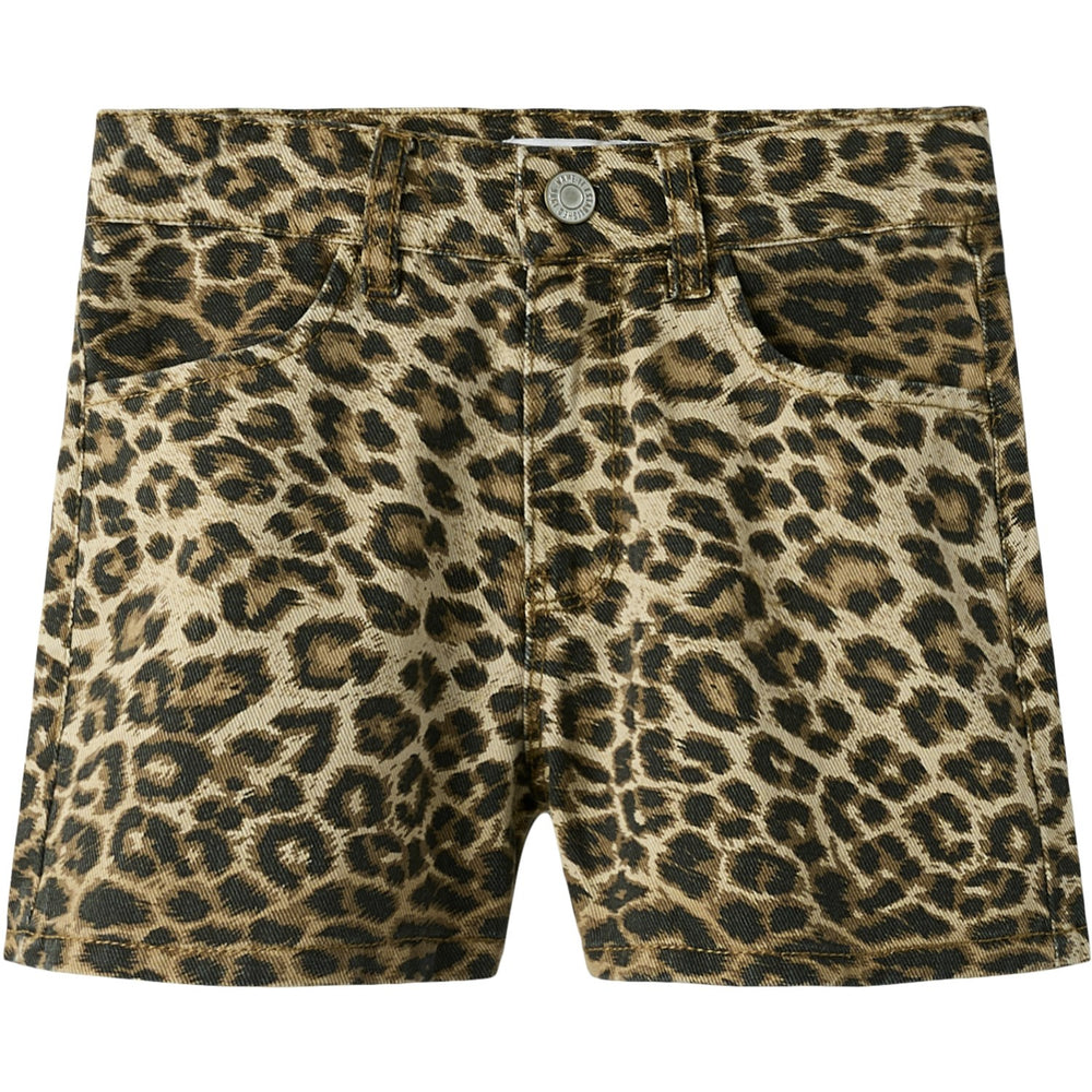 Køb Name It Silver Mink Leopard Nkfrose Hw Shorts 4444-Td Noos