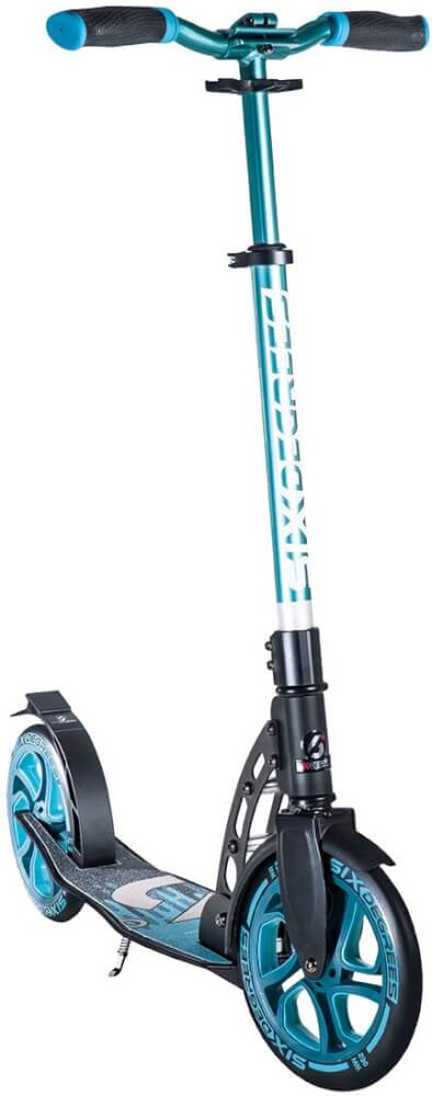 SIX DEGREES Aluminium Scooter 230/215 mm türkis