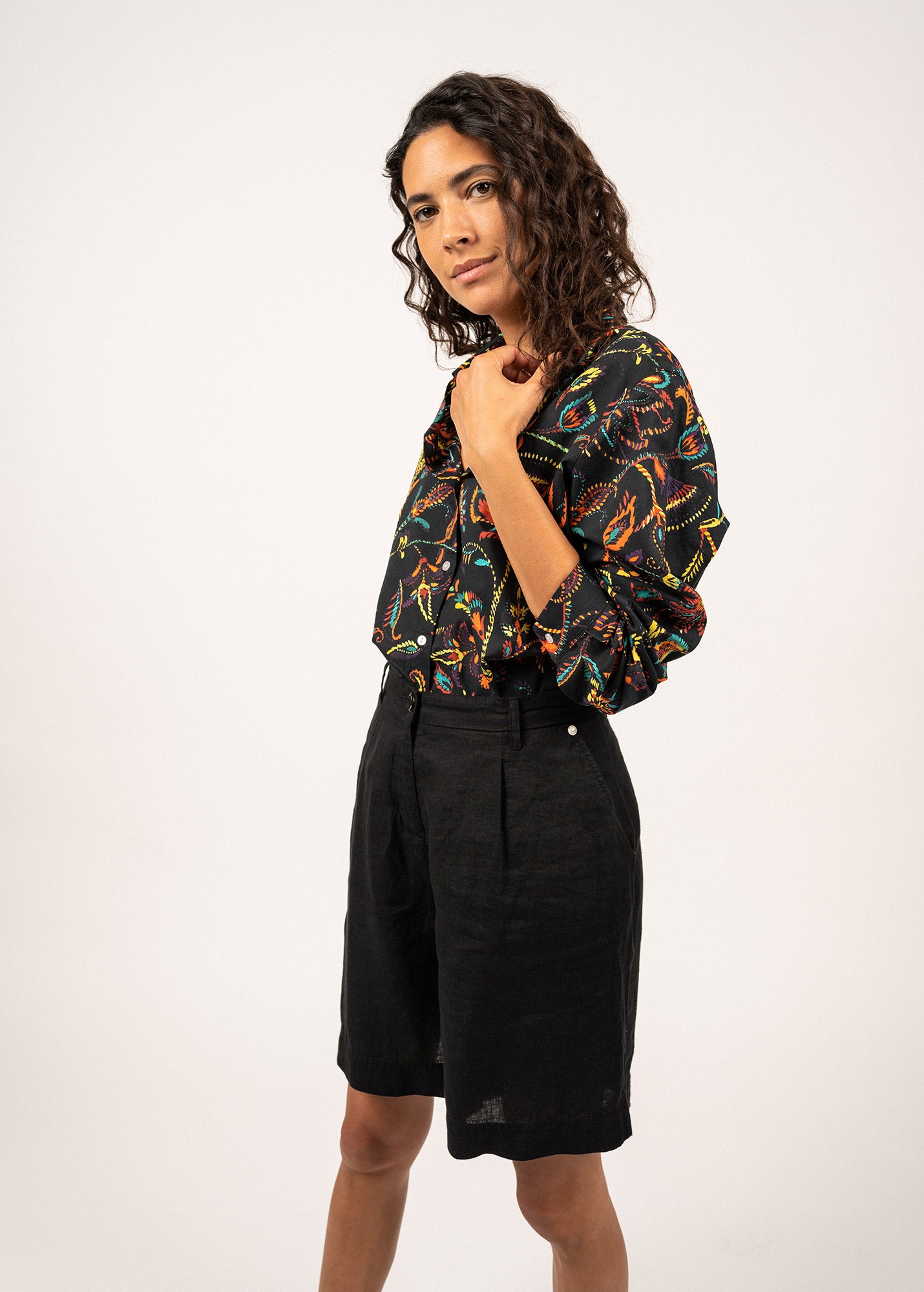 Chemise à motifs Marion