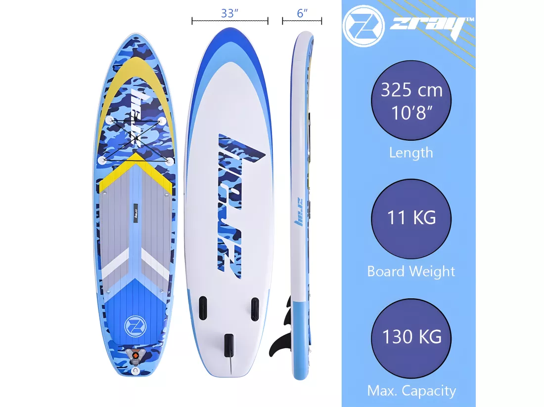 SUP Paddle gonflable Zray CAMO 10'8