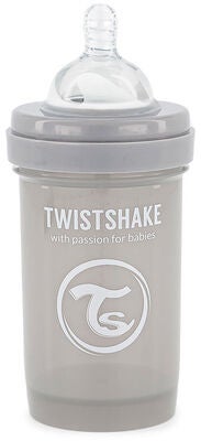 Twistshake Tåteflaske Anti-Kolikk 180 ml, Grå