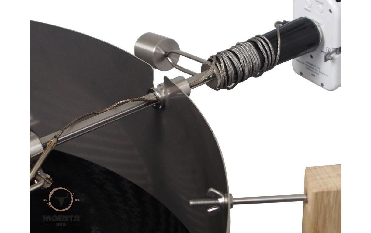 Grillplattenaufsatz »Grillaufsatz Rotisserie Ø 57 cm« Edelstahl