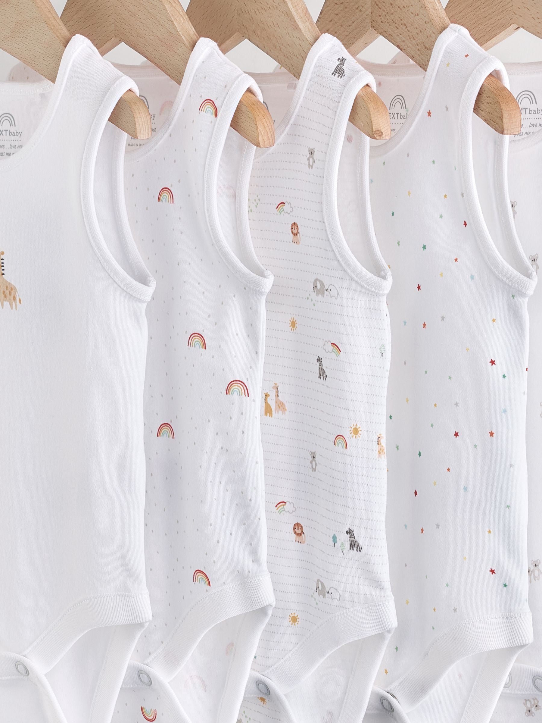 Wit - Babyrompertjes met hemdje